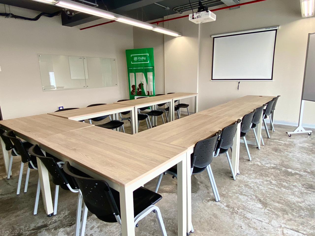 Sala de capacitación en INWAY